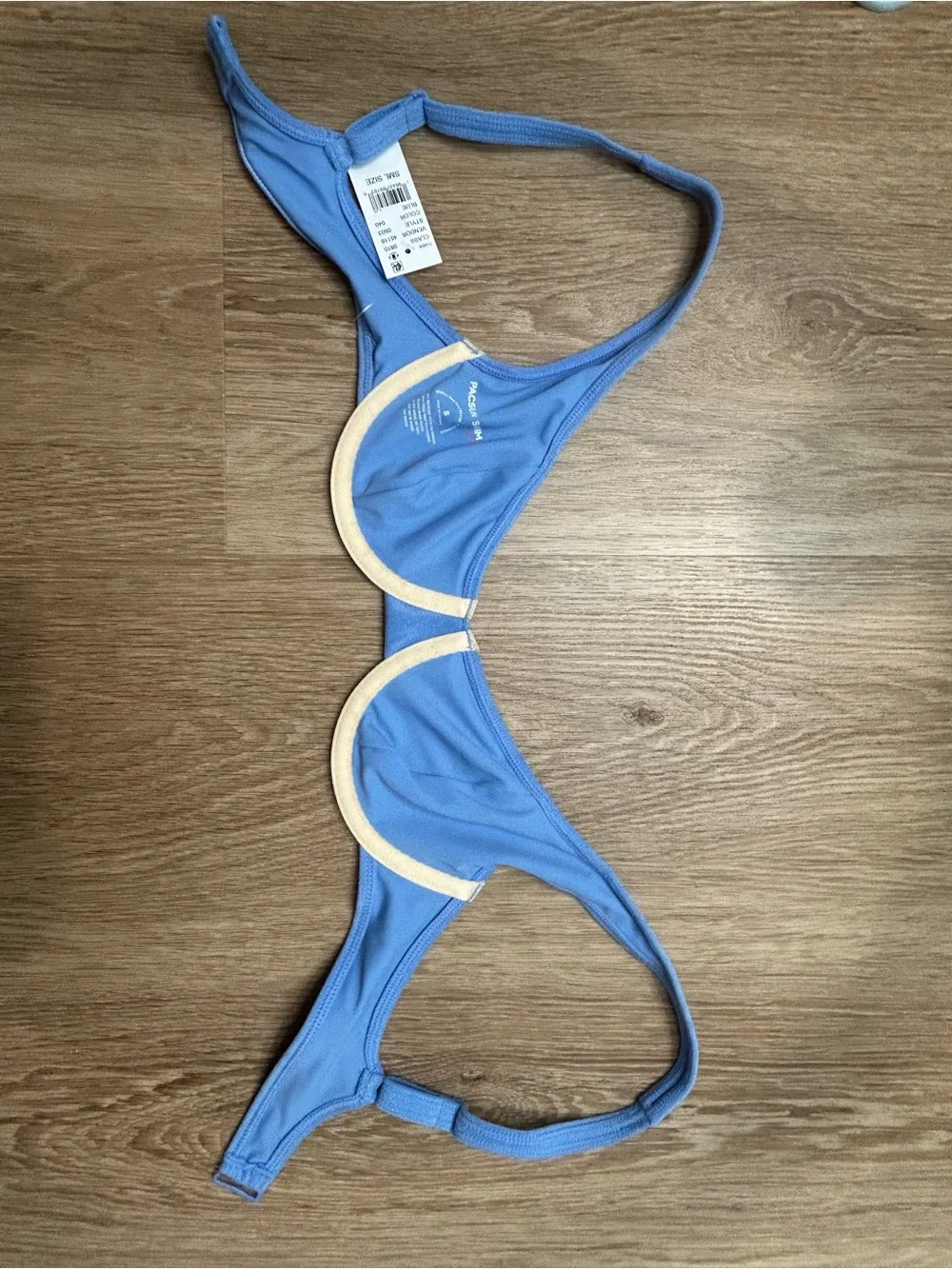 PacSun Light Blue Underwire Bralette